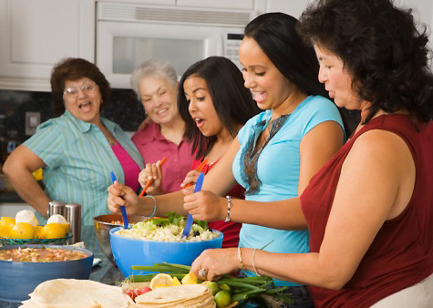 Women cooking